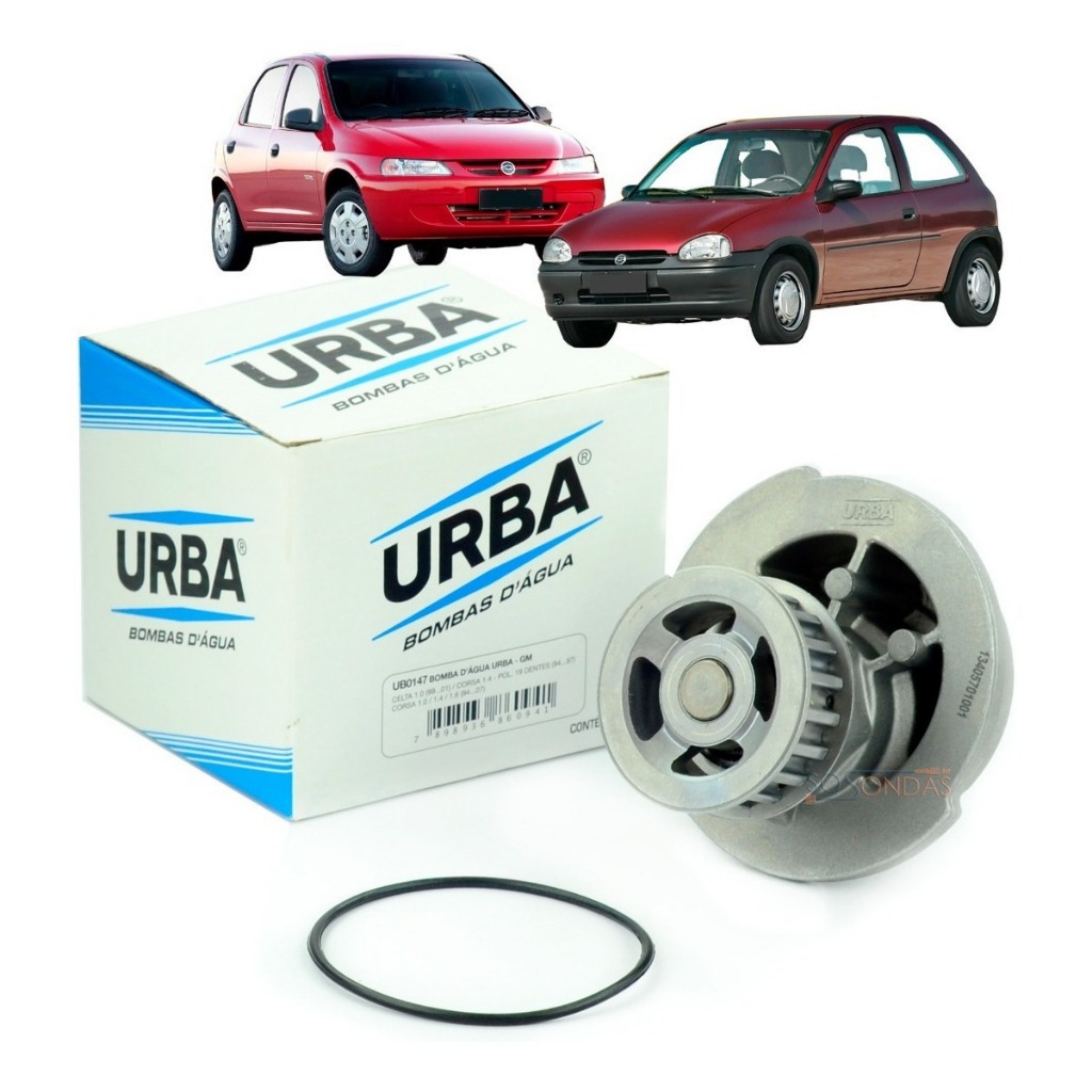 Bomba Dagua Original Urba Corsa 1.0 1.4 1.6 1994 A 2001 / Celta 1.0 8v MPFI 2002 a 2008 - UB0147 /252002 / 11334025