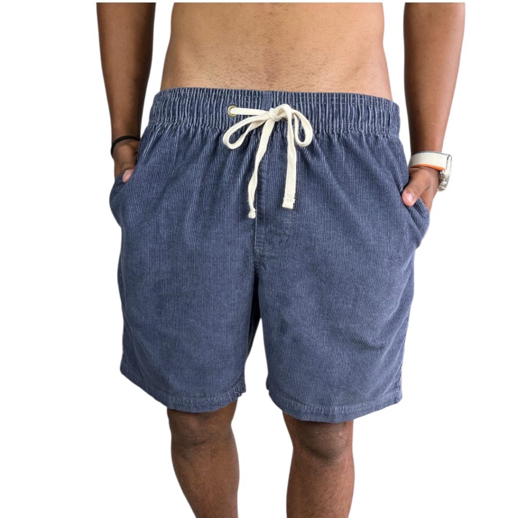 SHORT/Bermuda Veludo COTELE Premium – Look Retrô e Sofisticado/CASUAL ADULTO MASCULINO