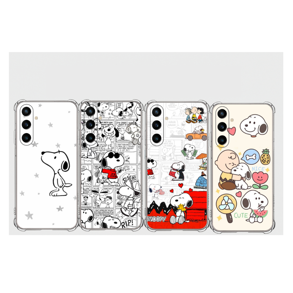 CAPA CAPINHA SAMSUNG S23 FE , S24 FE, S24 E S25 FE TPU DESENHOS VARIADOS CAPINHA CASE SNOOPY