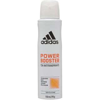 Desodorante Antitranspirante Adidas Aerossol Power Booster Feminino 72h Com 150ml em Oferta na Shopee