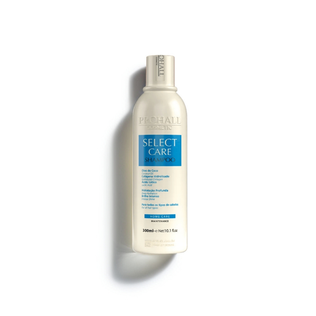 Shampoo Select Care 300ml: Prolonga o Alinhamento e Reduz o Frizz | ProHall Professional