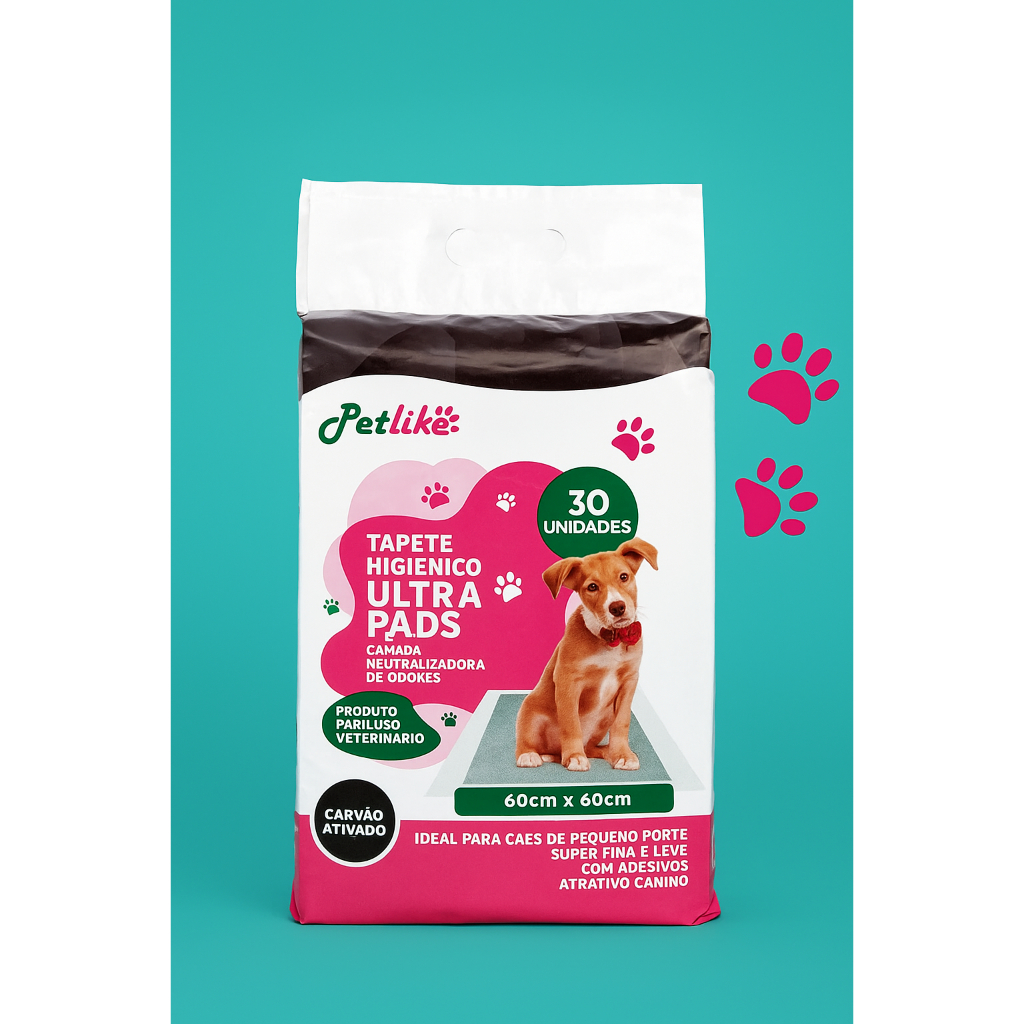Tapete Higiênico Para Cães Cachorro Pet Like 30 Unidades