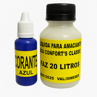 BASE  CONCENTRADA PARA AMACIANTE CONFORT'S CLASSIK 130 ML FAZ 20 LITROS em Oferta na Shopee