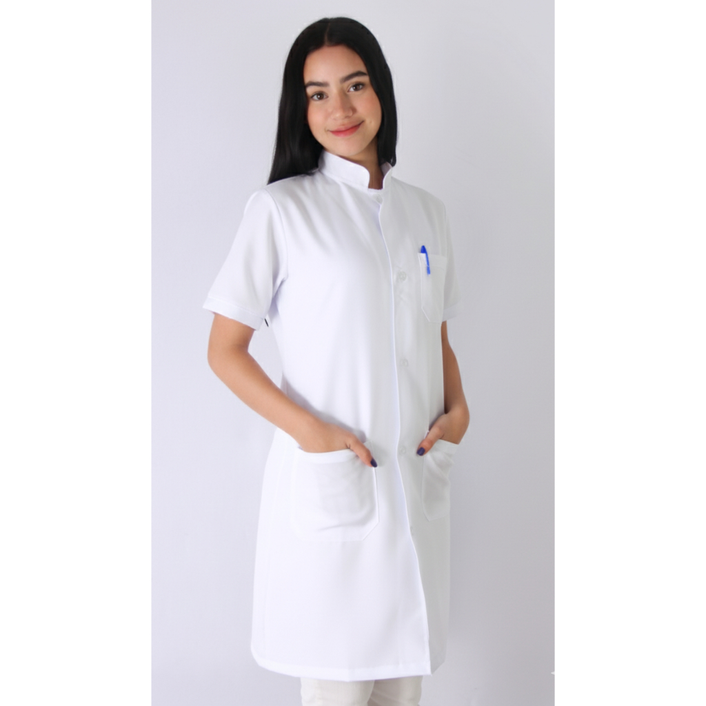 Jaleco Feminino Gola Padre Manga Curta Tamanho (Últimas Peças) em Oferta na Shopee