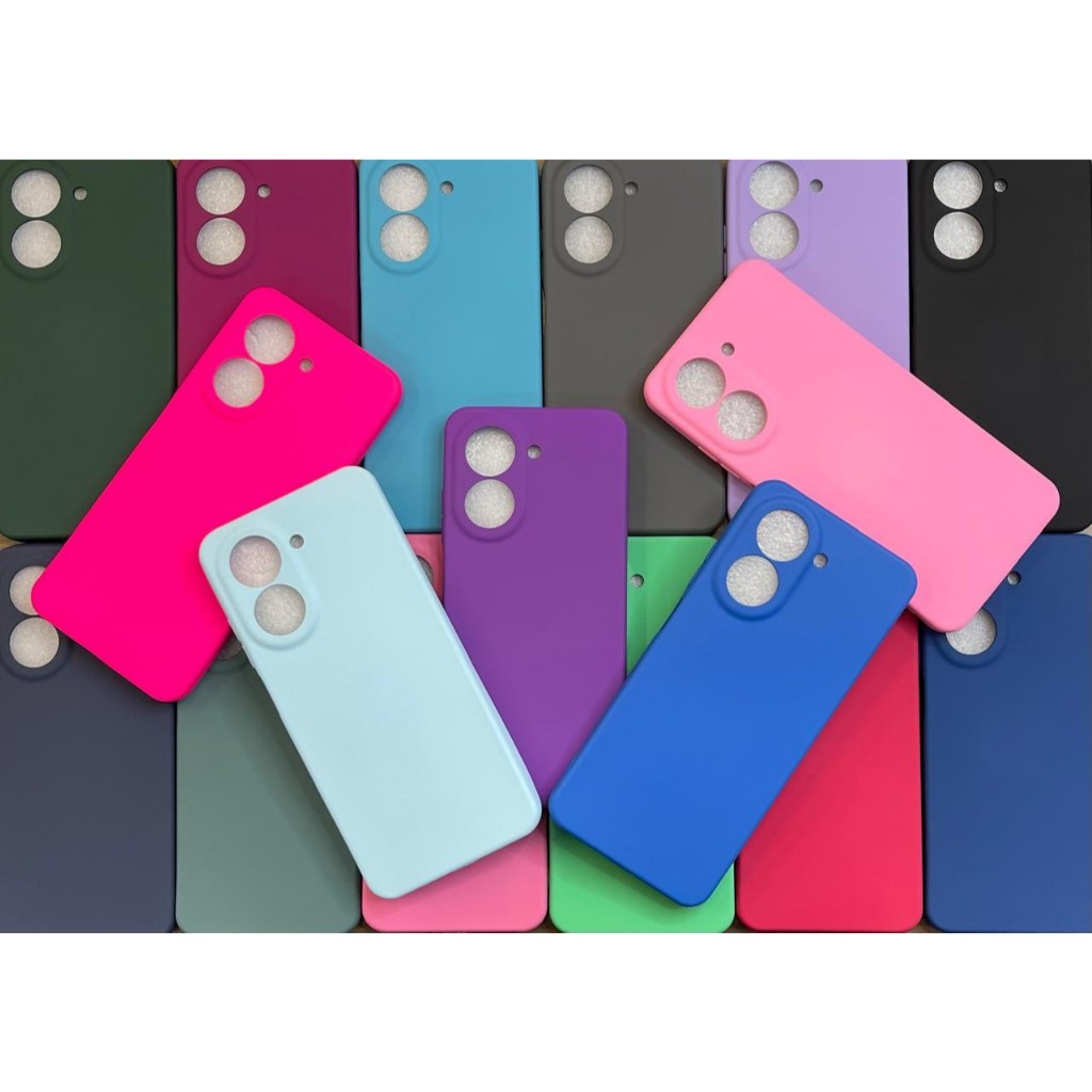 Capa Capinha Para Redmi A5  POCO C71 Silicone Aveludado Pelicula Case