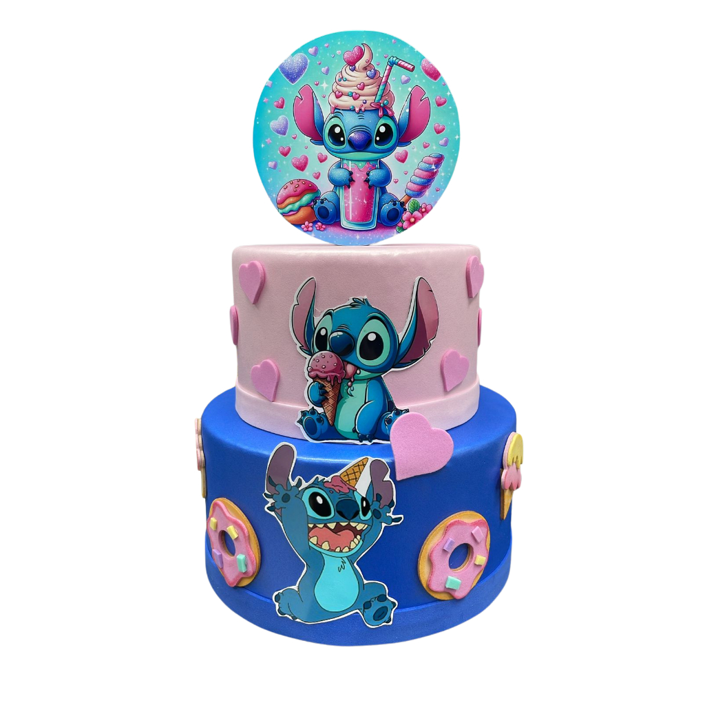 BOLO FAKE STITCH ICE em Oferta na Shopee