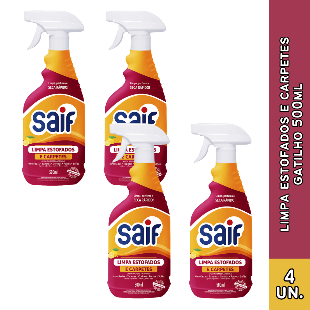 Limpador de Estofados e Carpetes Saif Gatilho 500ml