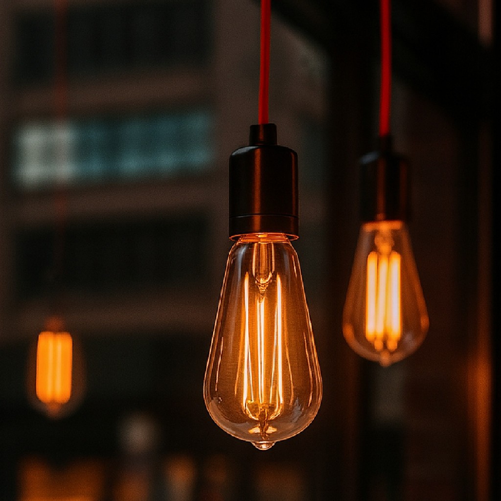 Lampada Led ST64 Filamento Clear 9w/15w 2700k/4000k/6500k Branco Quente/Neutro/Frio E27 Bivolt Deluxe By Avant em Oferta na Shopee