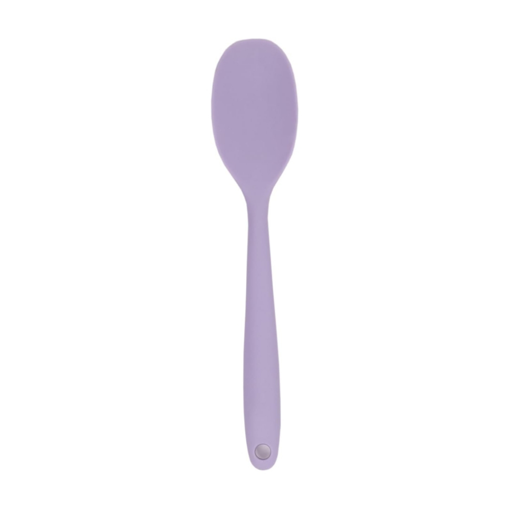 Espátula de Silicone Redonda P Lilás Mozcada Utensílio de Cozinha Antiaderente Resistente ao Calor em Oferta na Shopee