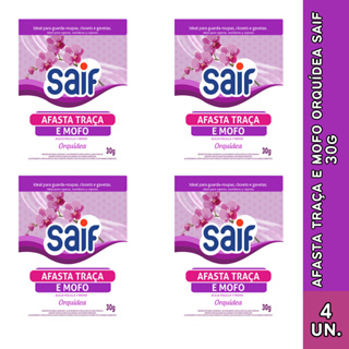 Saif Afasta Traça e Mofo Orquídea Sachê 30g Escolha a Quantidade em Oferta na Shopee