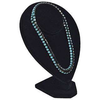 Expositor Busto Veludo para Joias Colares Correntes Vitrine A56 em Oferta na Shopee