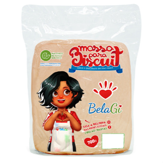 Massa para Biscuit BelaGi - Pêssego Baby 700g em Oferta na Shopee