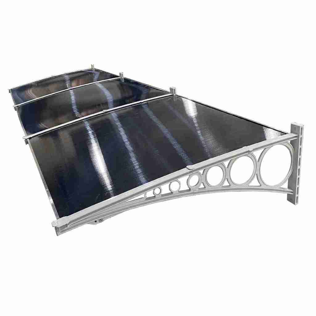 Toldo em Policarbonato 3,60x1,00m - Modular ABS Cobertura p/ portas e janelas.