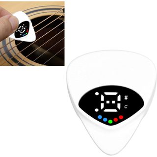 Afinador para guitarra violão ukulele baixo digital smart palheta com bateria com PA em Oferta na Shopee