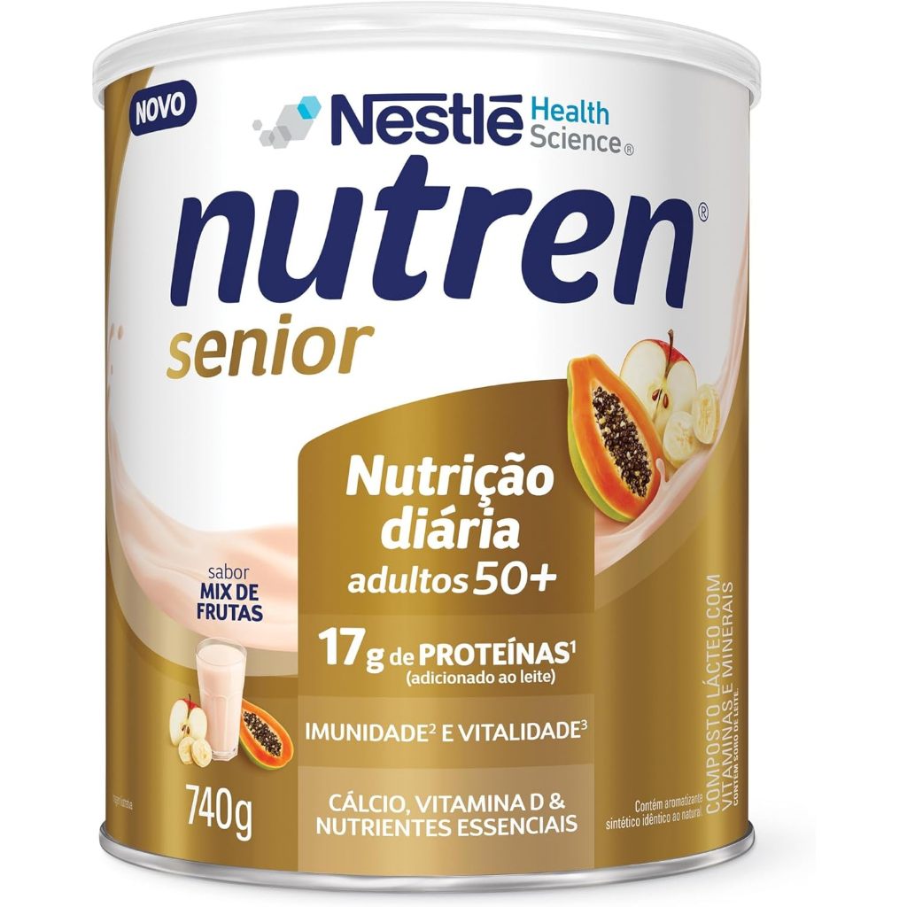 Complemento Alimentar Nutren Senior Po Mix Frutas 740g