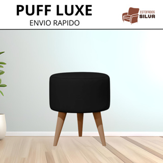 PUFF SUEDE LUXE FOFINHO REFORÇADO - CONFORTO E RESISTÊNCIA 130KG em Oferta na Shopee