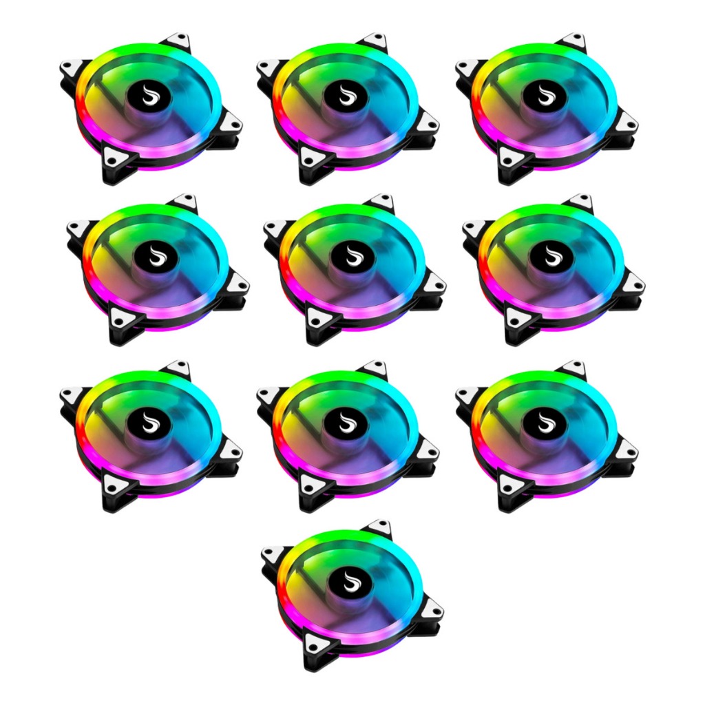 Kit 10 Fans Argb: Onde Comprar | BuscaProdutos