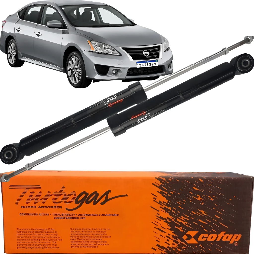Par Amortecedor Traseiro Cofap Nissan Sentra 2.0 2013 2020 em Oferta na Shopee