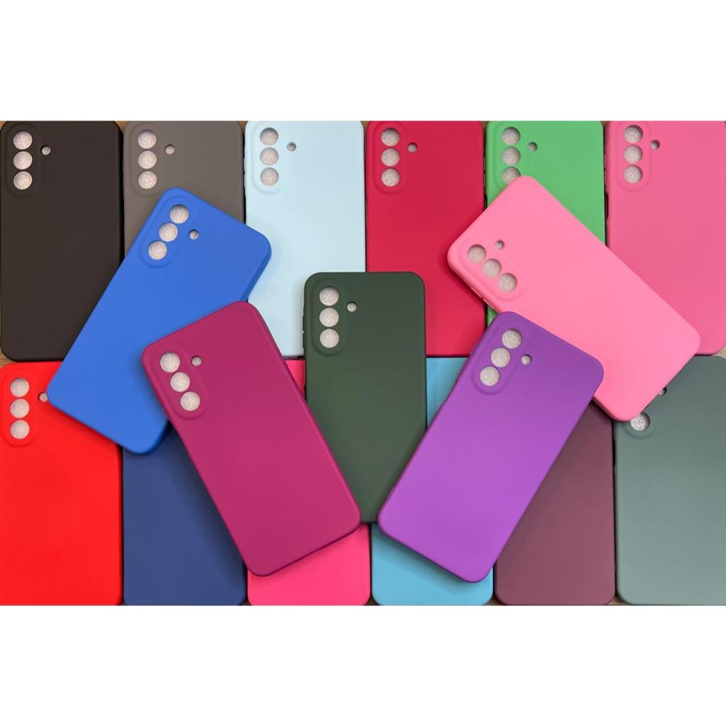 Kit Capa Capinha Película Para - A17 - Samsung Silicone Aveludado Case em Oferta na Shopee