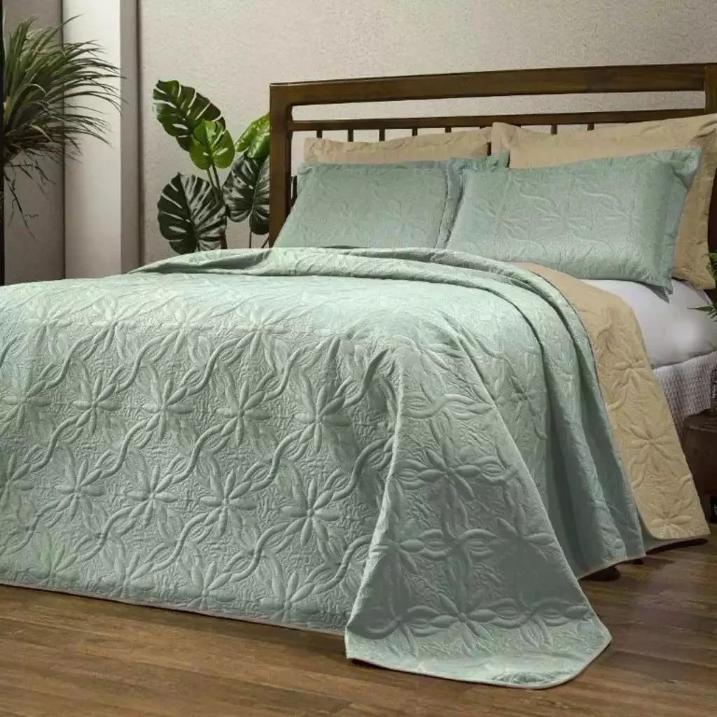 Cobre Leito colcha Casal 1 peça  Queen Size/Casal Padrão/Solteiro/ todo matelado Toque Macio