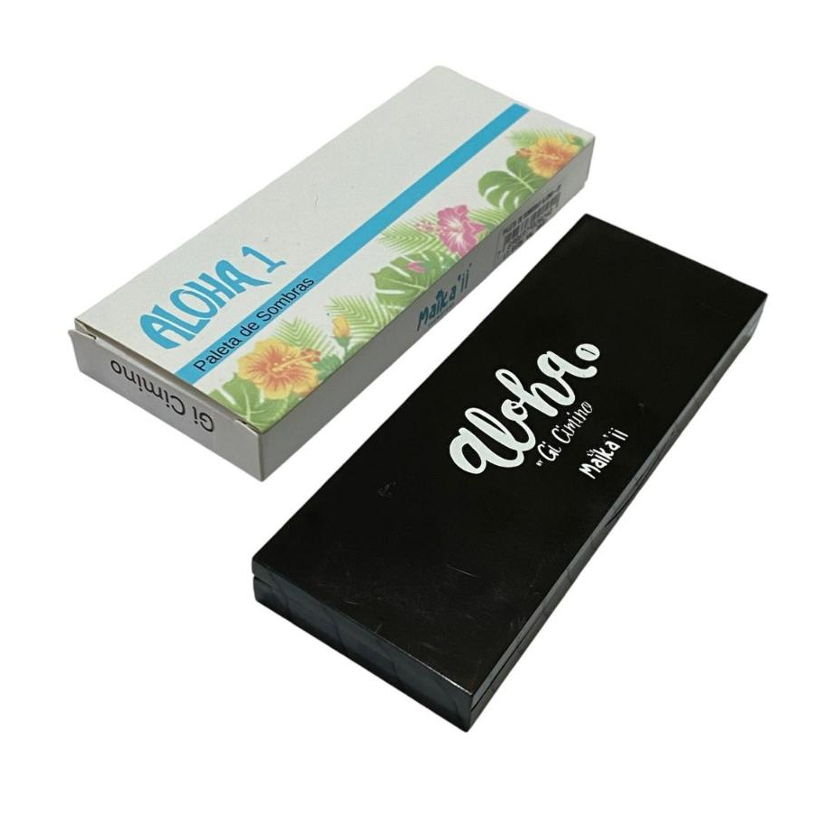 PALETA DE SOMBRAS ALOHA 01 BRANCA  - by GI CIMINO MAIKAII em Oferta na Shopee