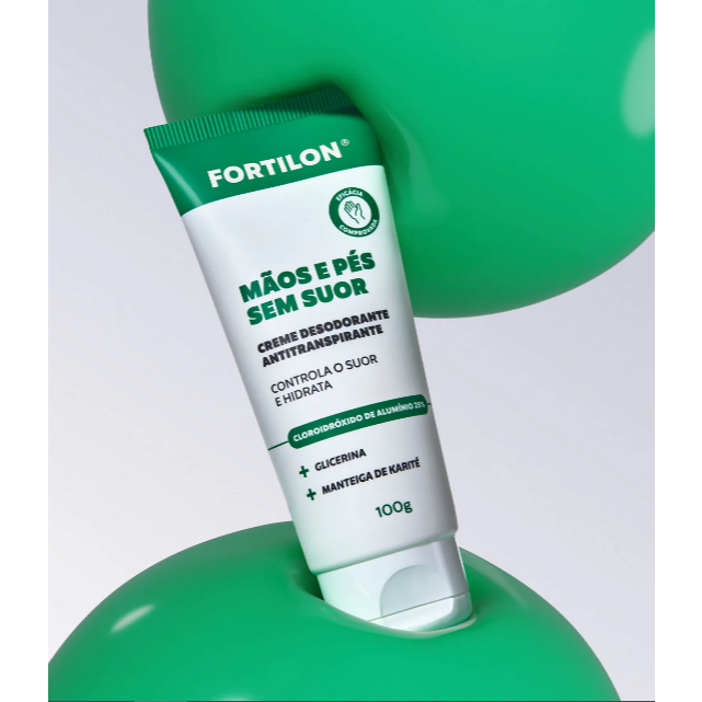 Creme Mãos e Pés Sem Suor (Antitranspirante) Fortilon Dailus