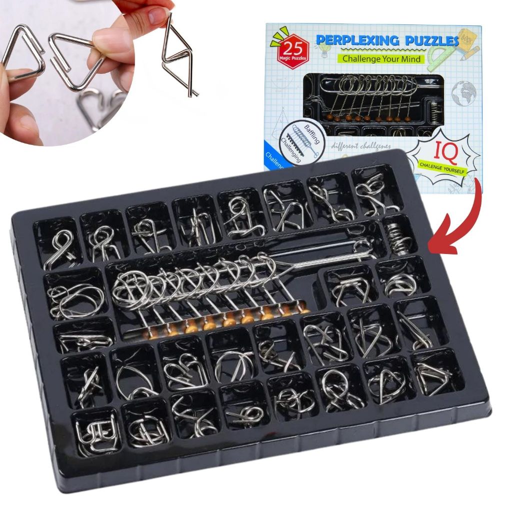 Kit Quebra Cabeça de Metal Enigma: Onde Comprar | BuscaProdutos