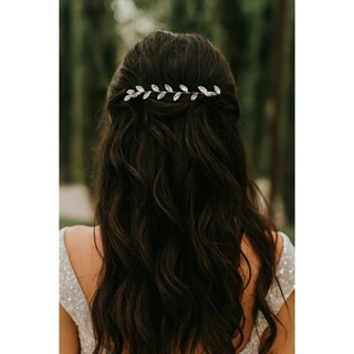 Grinalda Strass Presilha Tiara Noiva Arranjo Enfeite A52 em Oferta na Shopee