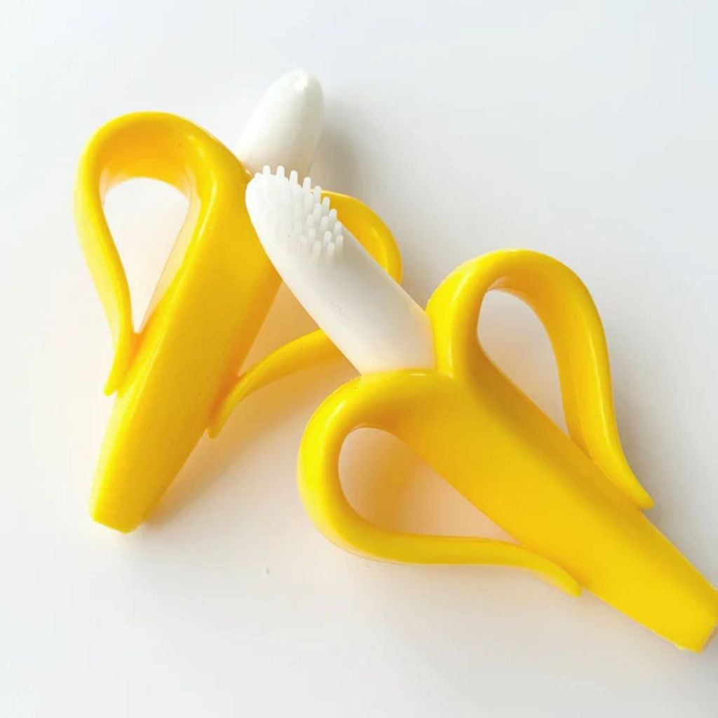 Escova Dente Massageador de Gengiva Para Bebes de Silicone Antistress Dentição Infantil em Oferta na Shopee