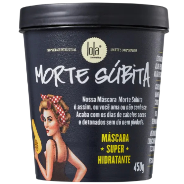 Máscara Capilar Morte Súbita Lola Cosmetics From Rio Maciez Força e Resistência 450g