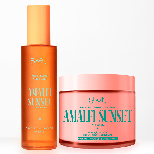 Duo Amalfi Sunset - Body Splash 100ml e Hidratante Corporal 200g