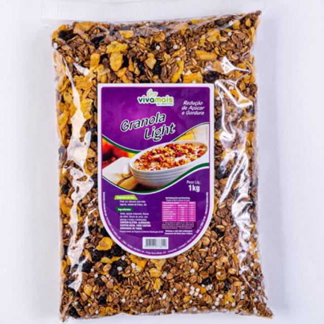 Granola Light 1kg/VIVAMAIS ALIMENTOS em Oferta na Shopee