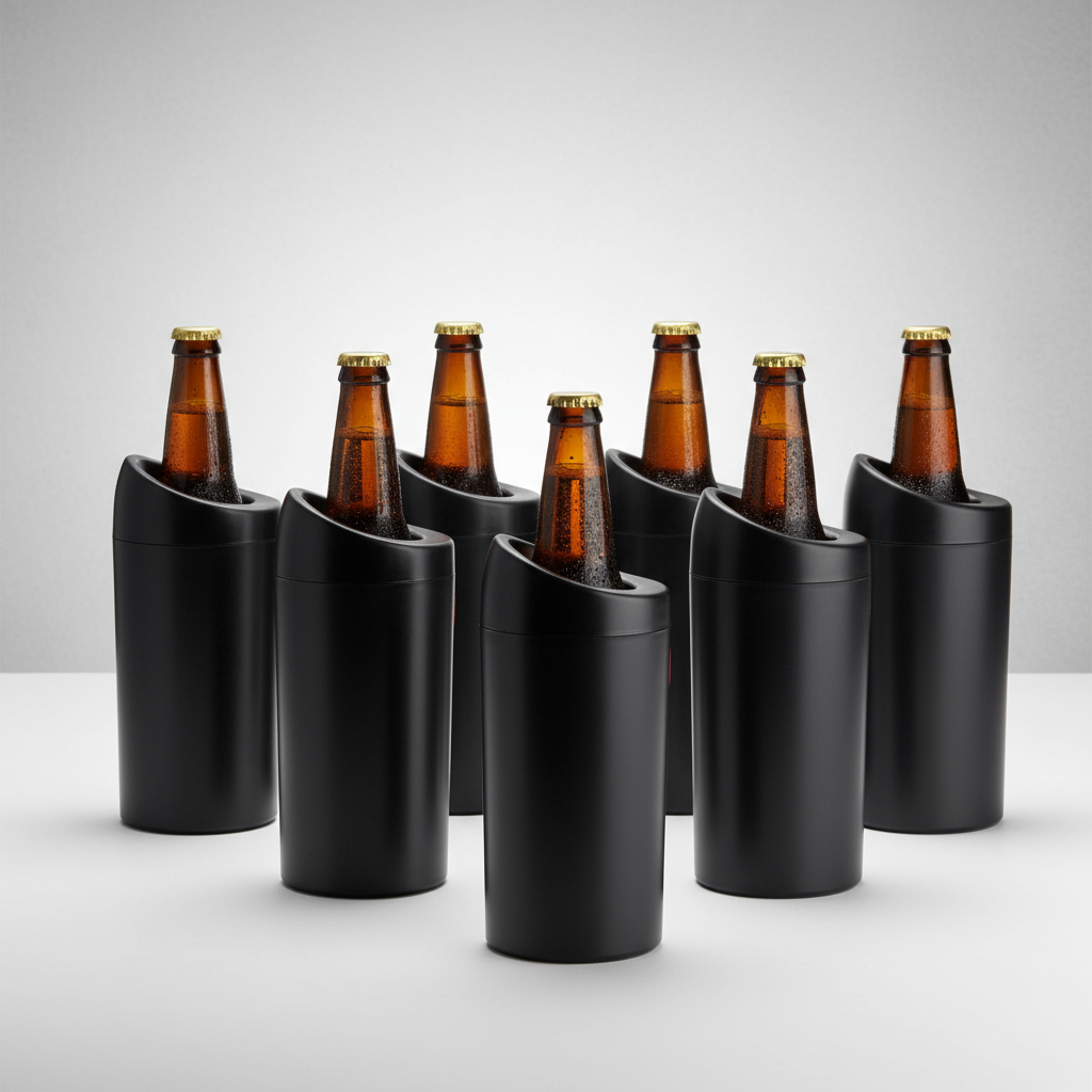 Porta Cerveja 600ml Kit 6pçs ISOLAMENTO TÉRMICO Porta Garrafa de Cerveja 600ml PAREDE DUPLA em Oferta na Shopee