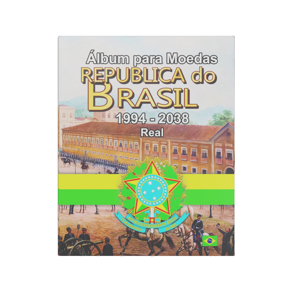 Album Para Moedas do Brasil Republica - organizer