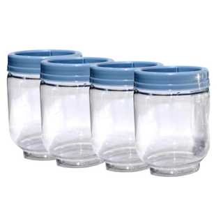 Kit 4 Pote Organizador Gire e Trave Porta Tempero Empilhável em Oferta na Shopee