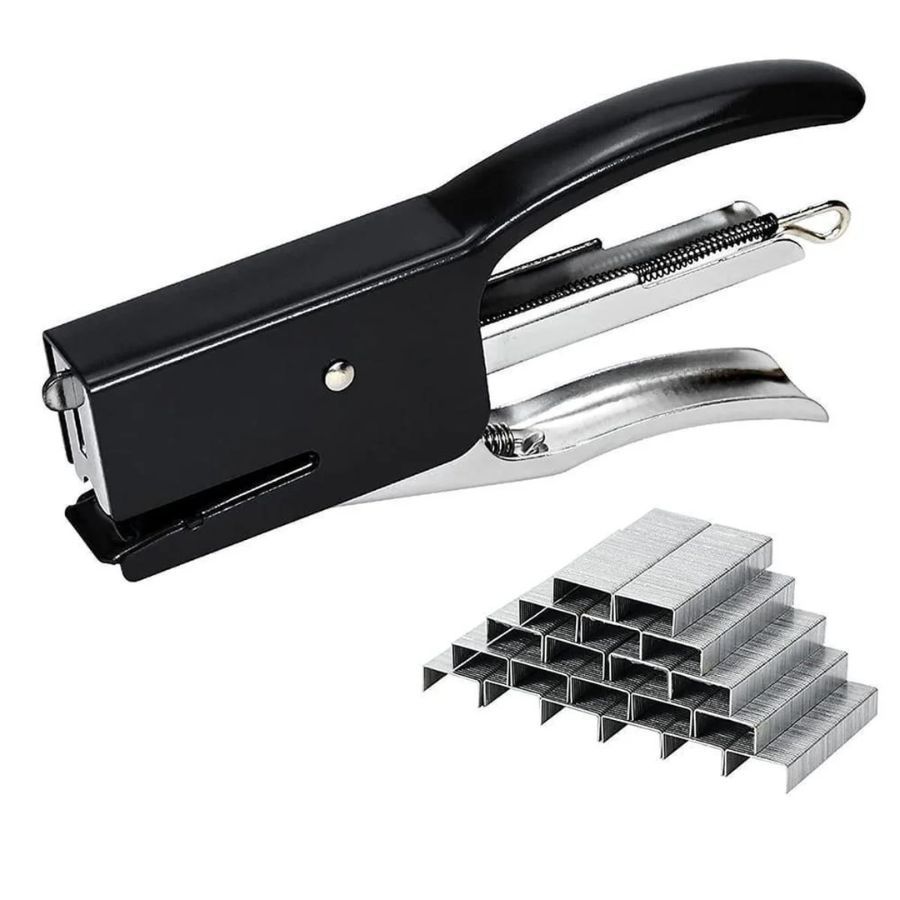 Kenux Grampeador Alicate Metal 25 Folhas 26/6 - 24/6 Grampline BM-K07 COM1000 Grampos em Oferta na Shopee