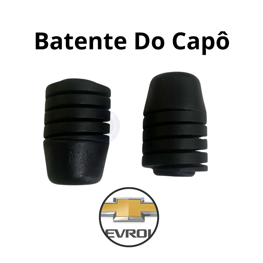 2 Batente Borracha Batedor Calço Capo Monza Kadett Chevette