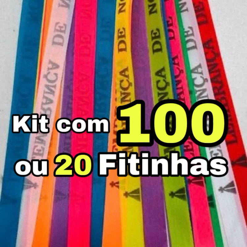 100 ou 20 FITINHAS Lembranças NOSSA SENHORA APARECIDA Pulseira Fita Fé e Proteção em Oferta na Shopee