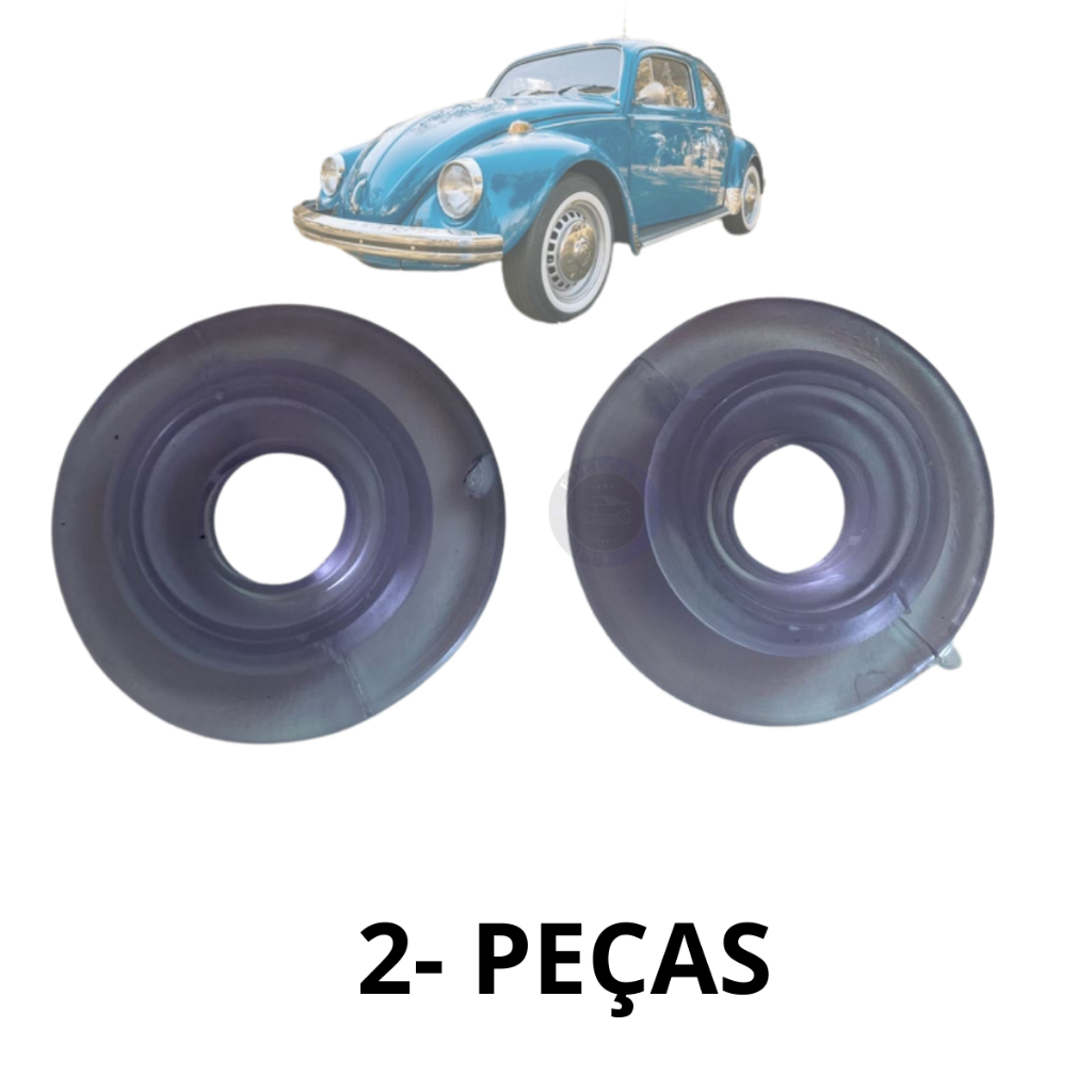 Par 2 Buchas Haste Estabilizador Traseiro Fusca Brasília