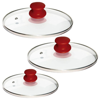 Tampa de Vidro Temperado- com Puxador Vermelho - Diversos Tamanhos em Oferta na Shopee