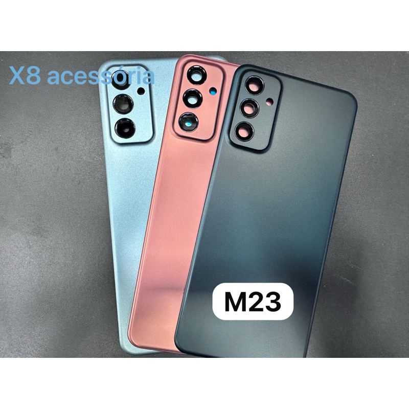 T Chassia aro laterial +TAMPA TRASEIRA com lebte  +gaveta COMpativa   PARA GALAXY M23 (MODELO : SM-M236B)
