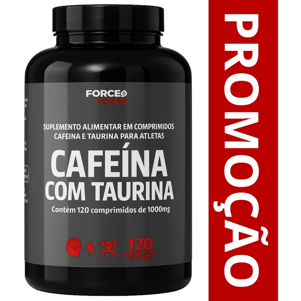Cafeina com Taurina Termogenico Pre Treino - POTE PARA  60 DIAS USO em Oferta na Shopee