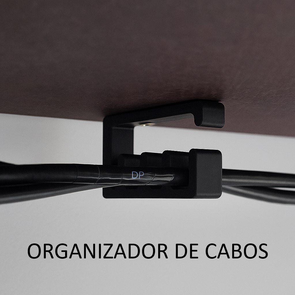 Kit Organizador de Cabos - Clean e Discreto | Médio