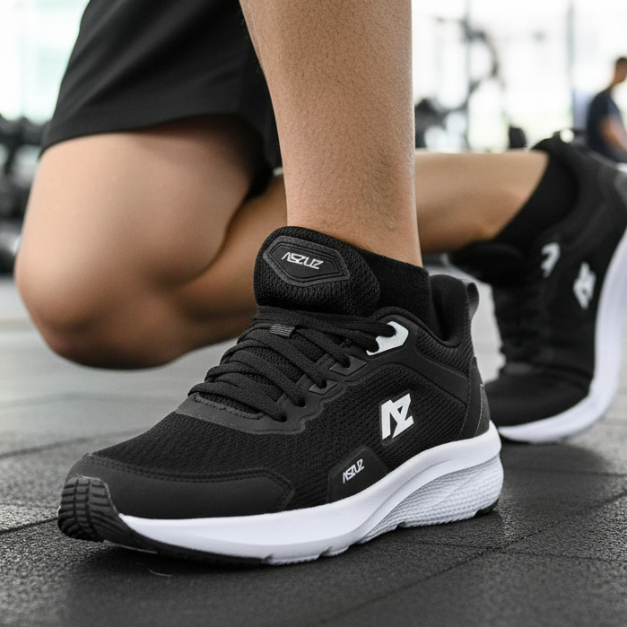 Tenis Corrida Aszuz Jogger Masculino Feminino Academia Caminhada Casual Esportivo Confortavel Macio