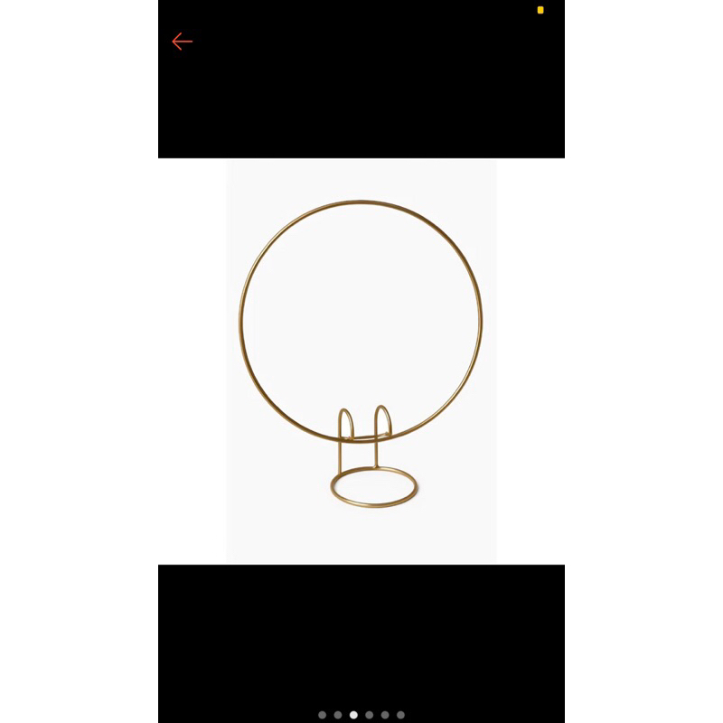 Arco De Mesa 50cm Com Pé Dourado Para Tecidos E Bexigas Decoração Festas Aniversários Evento Oferta em Oferta na Shopee