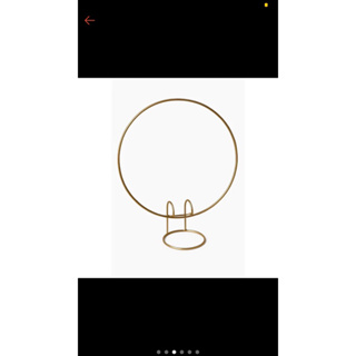 Arco De Mesa 50cm Com Pé Dourado Para Tecidos E Bexigas Decoração Festas Aniversários Evento Oferta em Oferta na Shopee