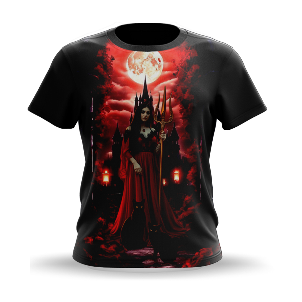 CAMISETA PERSONALIZADA POMBA GIRA -  UMBANDA & CANDOMBLÉ - TECIDO DRYFIT - COD.275