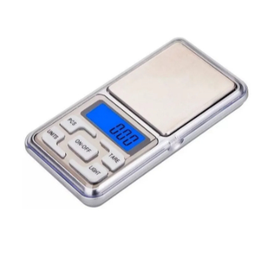 kit 10/6 Mini Balança Digital Eletrônica De Precisão De 0.01 A 500g Capacidade máxima 5 g Cor Prateado