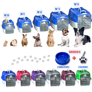 Caixa de Transporte Pet Gatos e Cães Pequeno Médio e Grandes em Oferta na Shopee