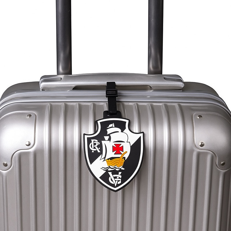 Etiqueta Identificação Bagagem Time Futebol 8.5x7.5cm - Vasco